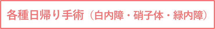 日帰り白内障手術